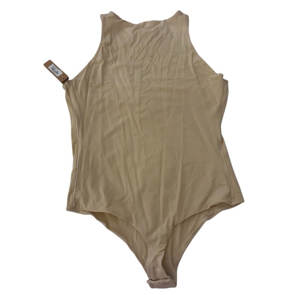 Skims Fits Everybody Sand High Neck Body Suit Sz M - Picture 2 of 4